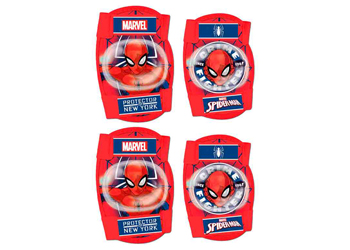BRN Kit Protezioni Spider-Man-rosso